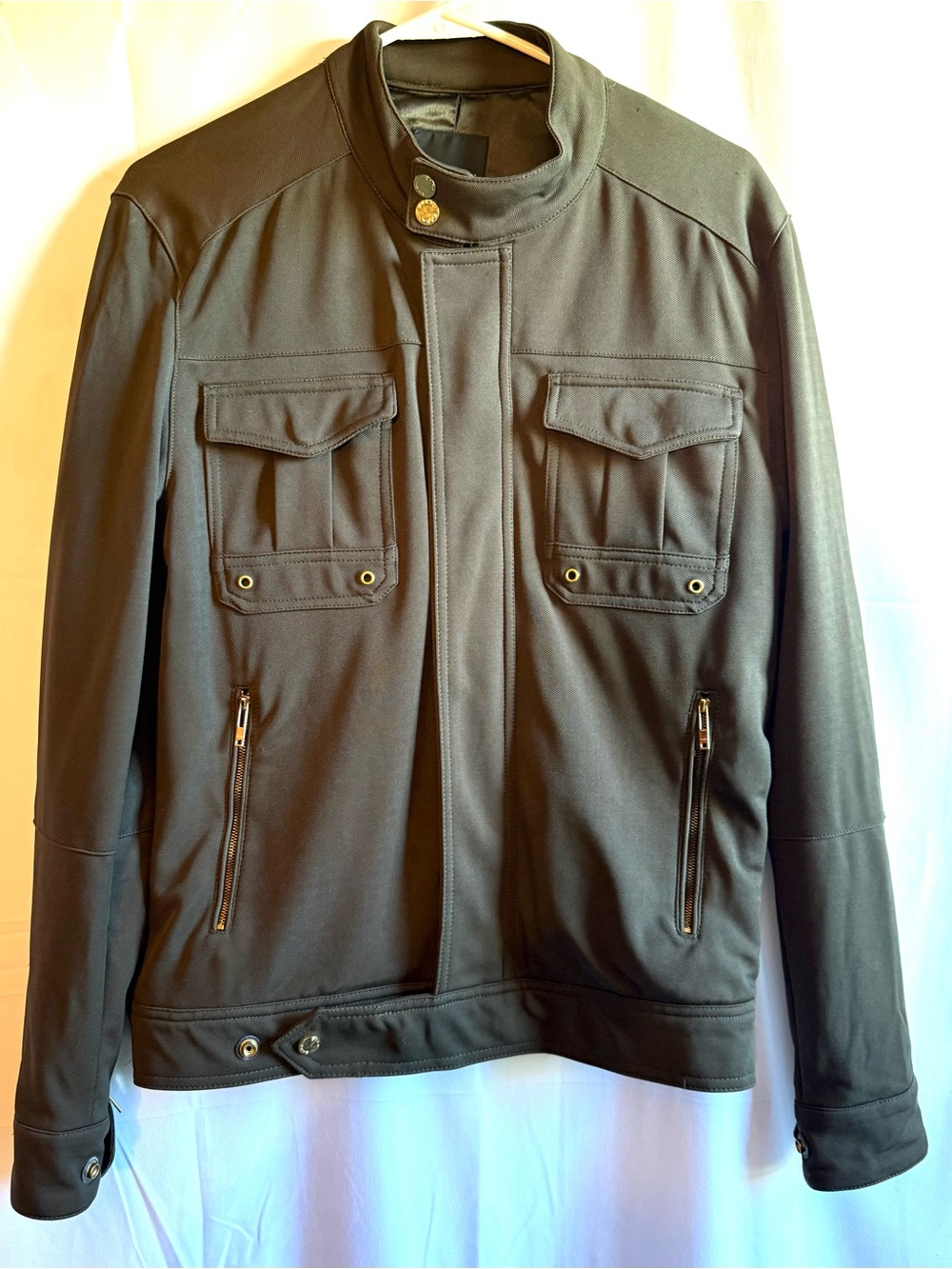 Zara Man Men's Army Green Military Field Jacket Size Large